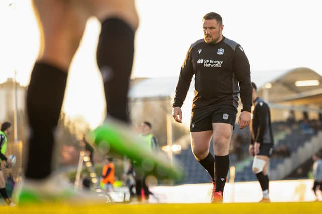 Glasgow Warriors' Zander Fagerson has been sidelined by an calf injury.