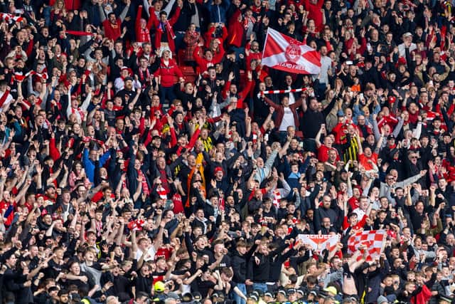 Aberdeen fans will pack out Hampden for the Scottish Cup final.