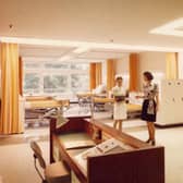 An historic photograph of a commissioning ward bay in Ninewells Hospital is part of the exhibition.