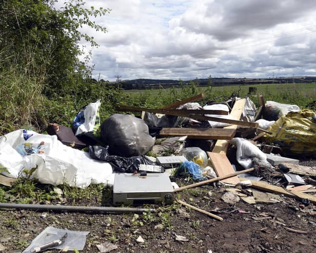 Fly-tipping is a scourge of rural Scotland (Picture: Lisa Ferguson)