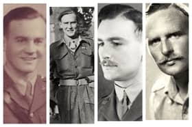 The 'extraordinary' Rae brothers from Broughty Ferry, who were all awarded the Military Cross for exemplary gallantry during World War Two. Pictured left to right are Douglas, Ian, Bruce and Stanley. PICS: The Rae Family.