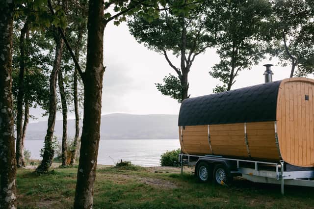 The Hot Tottie van at Luss, Loch Lomond.