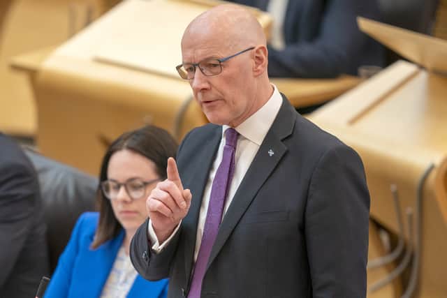 First Minister John Swinney