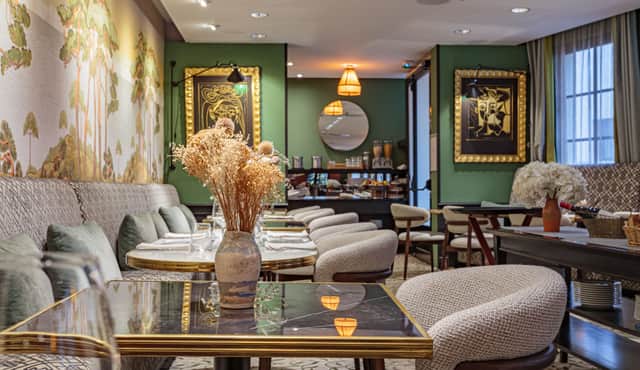 The restaurant at Grand Tonic Hotel, Biarritz