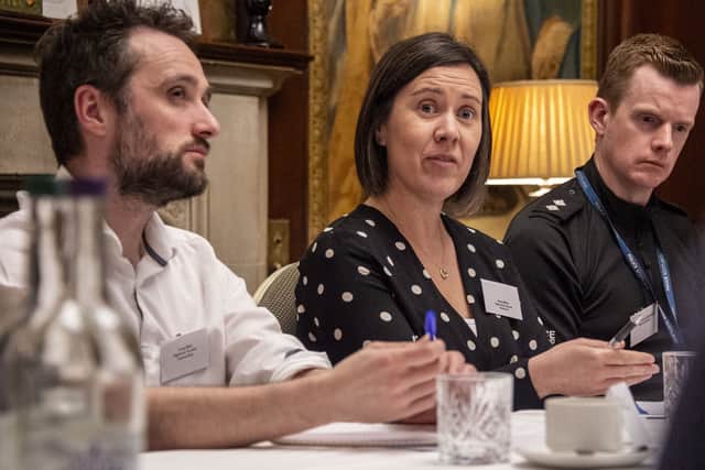 Some roundtable participants