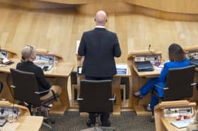 John Swinney delivers a statement about his Programme for Government to MSPs (Picture: Jane Barlow)