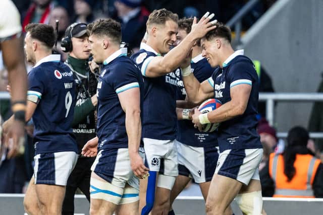 Duhan van der Merwe and Huw Jones are two of Scotland's Lions hopefuls who are currently injured.