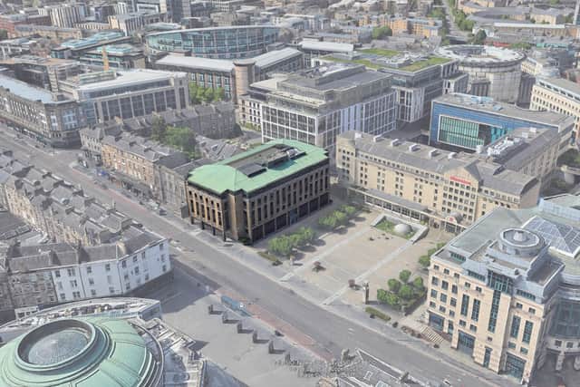 An overhead visual design of the new Premier Inn