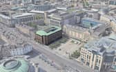 An overhead visual design of the new Premier Inn