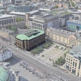 An overhead visual design of the new Premier Inn