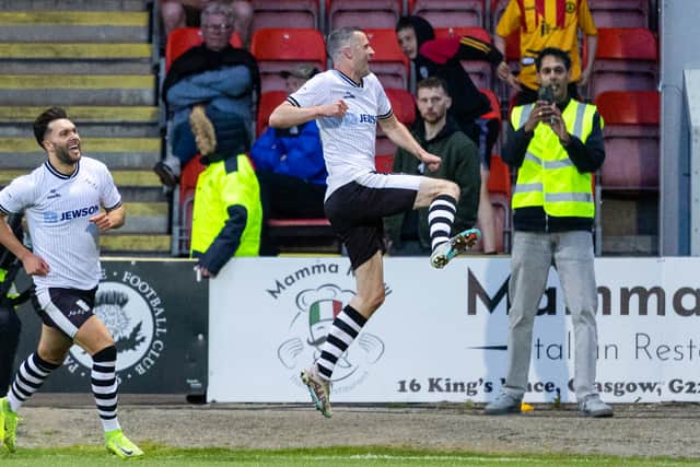Jamie Murphy netted the winner for Ayr against Partick at Firhill.