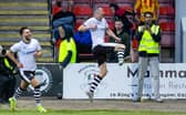 Jamie Murphy netted the winner for Ayr against Partick at Firhill.