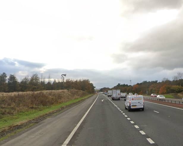 Resurfacing works will impact the M8 between junctions 5 and 4A. 
