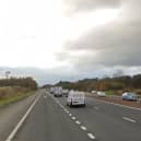 Resurfacing works will impact the M8 between junctions 5 and 4A. 