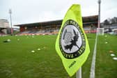 Partick Thistle host Ayr United in the Premiership play-off final first leg at Firhill. (Photo by Rob Casey / SNS Group)