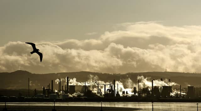 The oil refinery at Grangemouth has now closed amid the drive to achieve net-zero carbon emissions (Picture: Andrew Milligan)