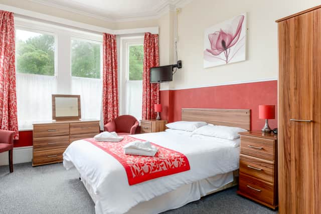 Our bedroom was spacious and comfortable