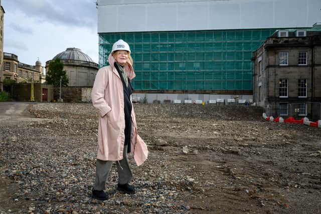 Carol Grigor at the Dunard Centre site in Edinburgh