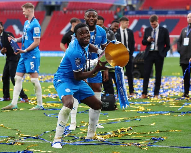 Rangers have been credited with an interest in Peterborough United attacker Kwame Poku. Cr: Getty Images.