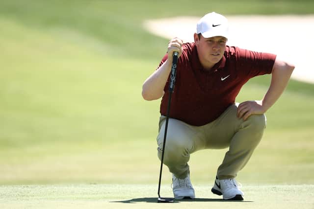 Bob MacIntyre reckons he’s been let down by his putting so far this season on the PGA Tour