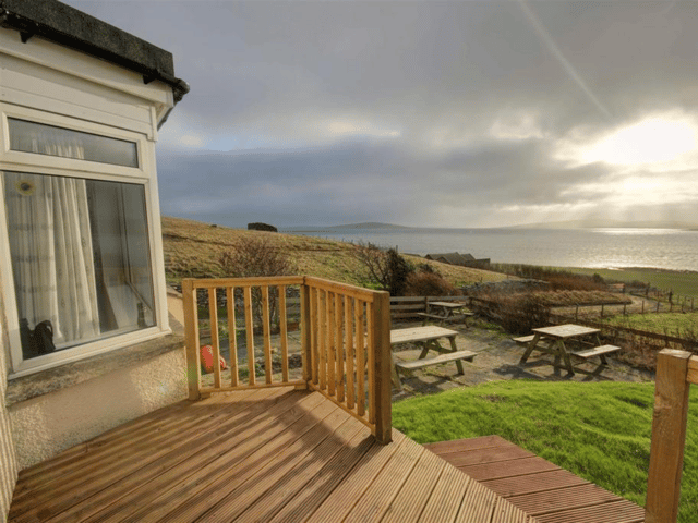 View from the deck at The Taversoe on Rousay. PIC: Contributed.
