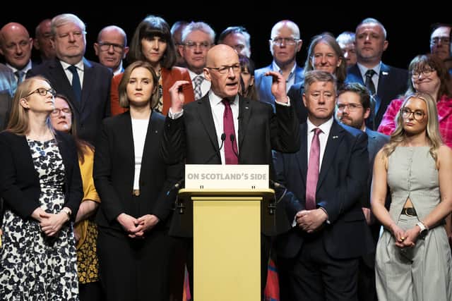 John Swinney unveils the SNP candidates for the 2026 election.