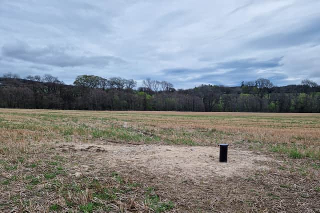 A borehole on the proposed site which will be connected to the river Spey, from which the developer plans to extract 500 cubic metres of water a day for hydrogen production