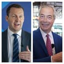 Scottish Conservatives leader Russell Findlay and Reform UK leader Nigel Farage