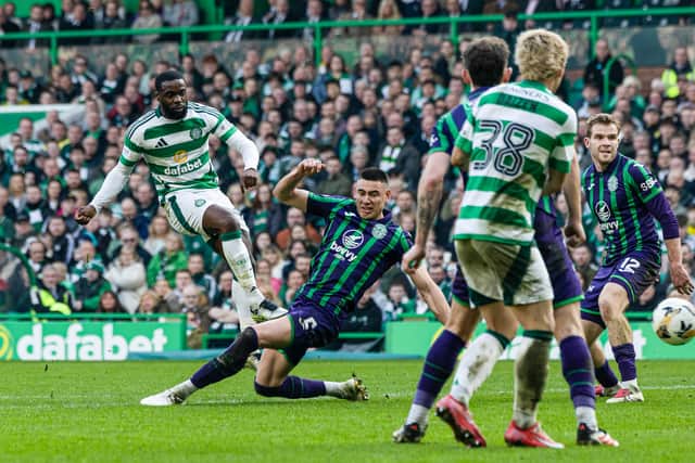 Celtic will host Hibs in the Scottish Premiership this weekend. Here's where you can watch the game live. Cr: SNS Group.
