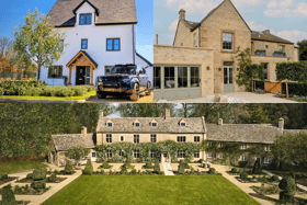 The three houses are worth a combined £8.5 million