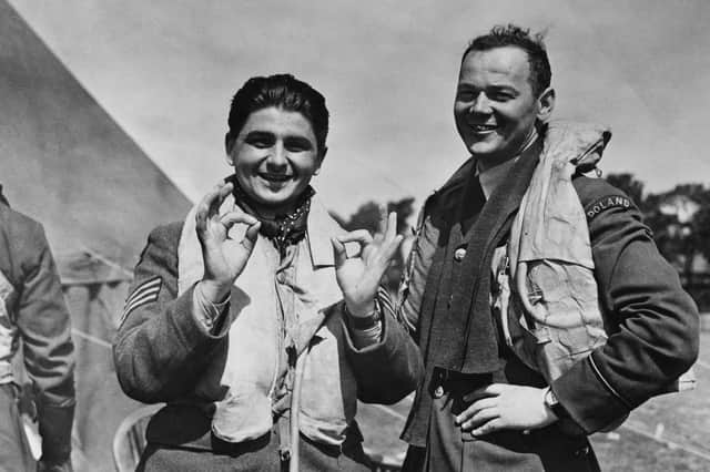 Polish fighter pilots rest between sorties at RAF Hawkinge, near Folkstone, Kent, having just shot down three German Stuka dive bombers in August 1940 (Picture: Central Press/Hulton Archive)