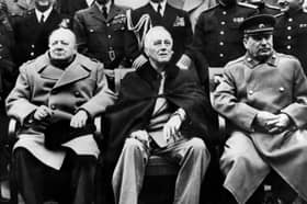 The 1945 Yalta deal between Winston Churchill, Franklin Roosevelt, and Joseph Stalin left Polish people fighting for the Allies feeling betrayed (Picture: STF)