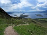 Descending Conic Hill on the West Highland Way. A number of walkers have fallen ill after drinking water from a nearby river. PIC: Geograph.org/Chris Heaton.