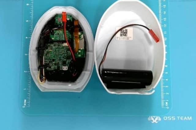Inside the air freshener hiding a camera