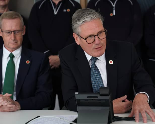 Prime Minister Sir Keir Starmer speaks on the phone to US President Donald Trump