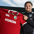 Glasgow Warriors' Sione Tuipulotu is pictured after being called up for the British and Irish Lions squad.