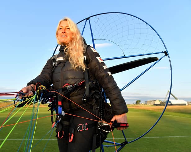 Sacha Dench was attempting a world-first circumnavigation of mainland Britain to raise awareness about climate change when the crash happened, in which cameraman Dan Burton died