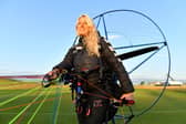 Sacha Dench was attempting a world-first circumnavigation of mainland Britain to raise awareness about climate change when the crash happened, in which cameraman Dan Burton died