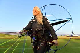 Sacha Dench was attempting a world-first circumnavigation of mainland Britain to raise awareness about climate change when the crash happened, in which cameraman Dan Burton died