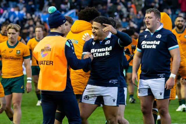 Sione Tuipulotu captained Scotland to victory over Australia in November.