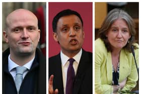 Stephen Flynn MP, Anas Sarwar MSP and Maree Todd MSP