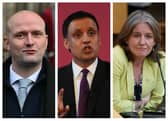 Stephen Flynn MP, Anas Sarwar MSP and Maree Todd MSP