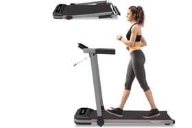 The Walden Sports treadmill folds away to fit in small spaces when it's not being used