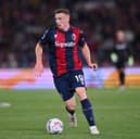 Bologna captain Lewis Ferguson will face AC Milan in a Coppa Italia final dress rehearsal. (Photo by Alessandro Sabattini/Getty Images)