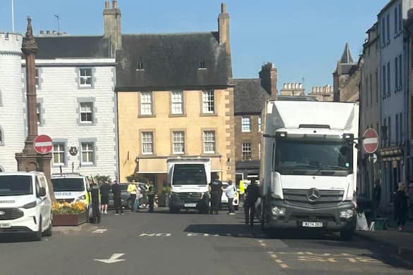 A man has appeared in court accused of attempted murder following a crash involving a police officer in Haddington. 