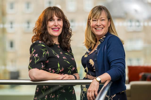 Lesley Davidson (L) and Karen Townsend (R) co-directors of Beacon Arts Centre, Greenock. Pic: Christopher Bowen