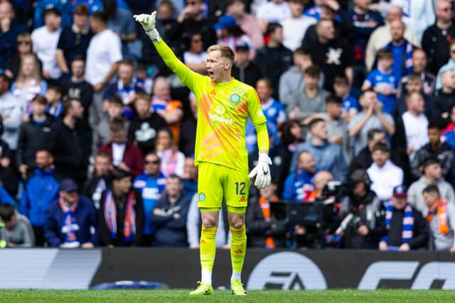 Celtic's Viljami Sinisalo during the match against Rangers at Ibrox last weekend. (Photo by Craig Foy / SNS Group)