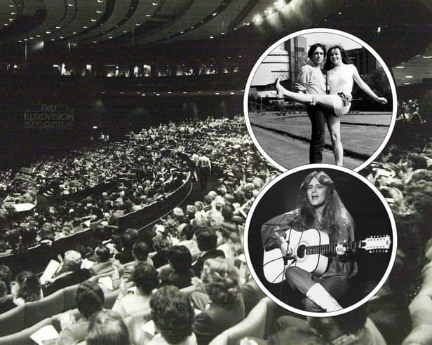 The 1982 Eurovision Song Contest was staged in the north of England for the first time. That year's show opened with the question 'Where is Harrogate?' as an international audience was introduced to the charms of the North Yorkshire spa town.