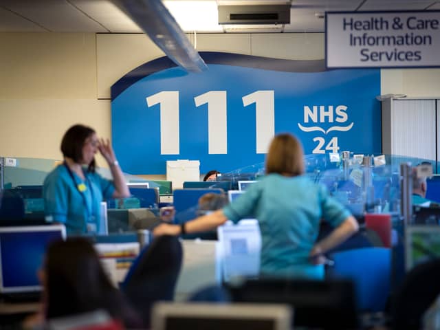 A fifth of calls to NHS 24 last year were abandoned.