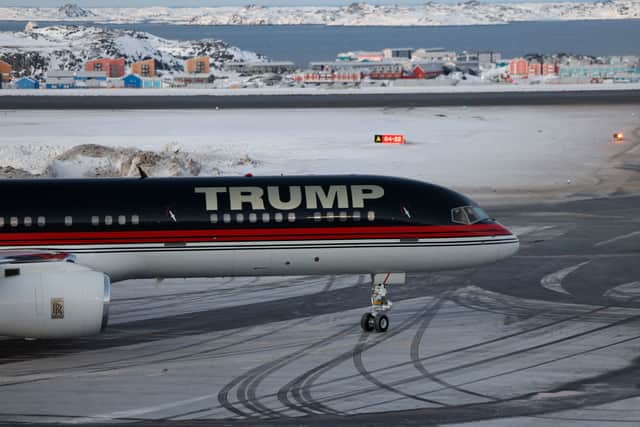 Trump's spies will presumably choose a less conspicuous form of transport to get to Nuuk, Greenland (Picture: Emil Stach)